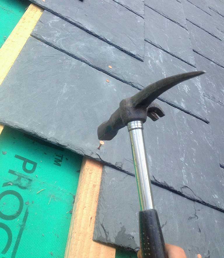 hammer and slate roof