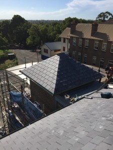 Welsh slate roof