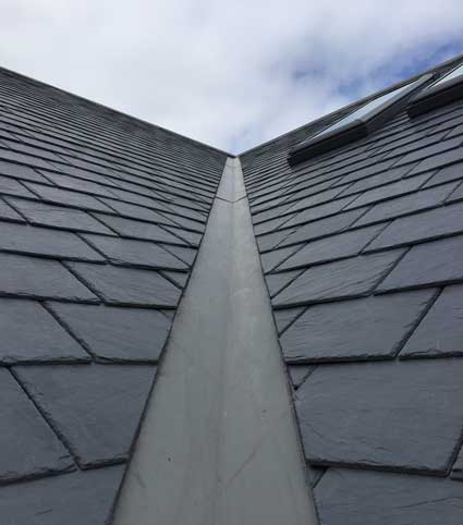 roof slate roofing valley zinc ashfield building company